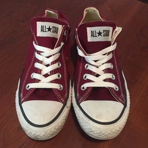 Maroon Converse
