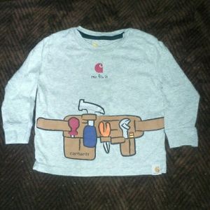 Boys carhartt long sleeve shirt
