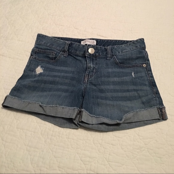 Express denim shorts