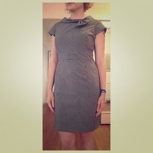 Retro Inspired Gray Dress