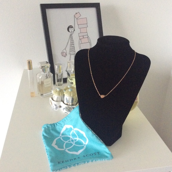 Kendra Scott Jewelry - Kendra Scott Rose Gold Drusy Hayden Necklace