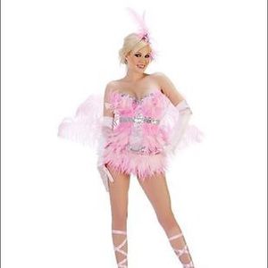 Sexy Starline Flamingo 4pc Halloween Costume💕