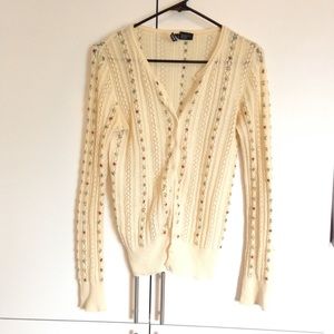 Charlotte Tarantola cardigan delicate pointelle