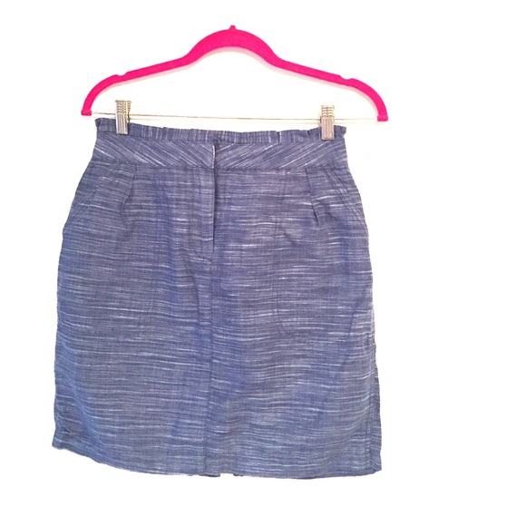 J Crew blue skirt