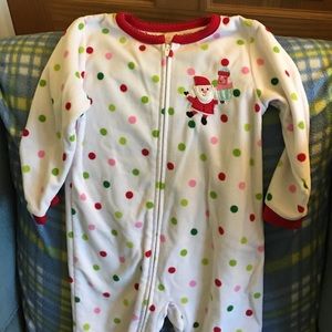 Carters Christmas Footie.