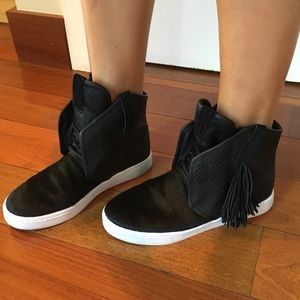 Supra Western Nocturne Snake/Haircalf Fringe Snkr