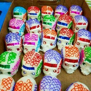 Sugar SKULLS for day of the dead or hallowen