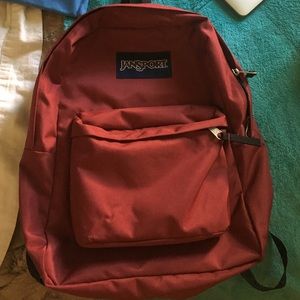 Maroon red jansport, brand new.