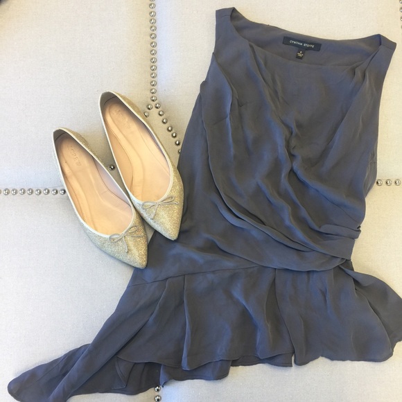 Cynthia Steffe Tops - Cynthia Steffe Grey Blouse