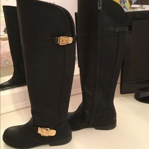 Kids Michael Kors Black Boots 2