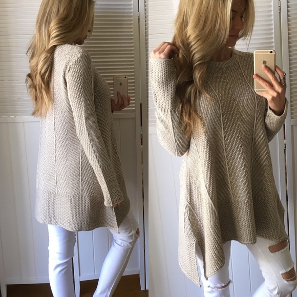 Sold Out • Taupe & Cream Herringbone - Picture 3 of 4