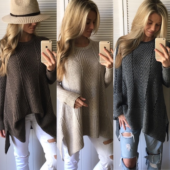 Sold Out • Taupe & Cream Herringbone - Picture 4 of 4