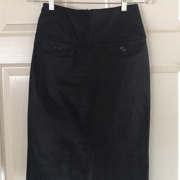 Black pencil skirt