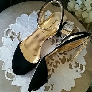 👠HP!*Ron White peep-toe - like new