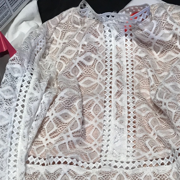 5 🌟 Rated Host Pick Laced Mini Dress - Picture 3 of 4