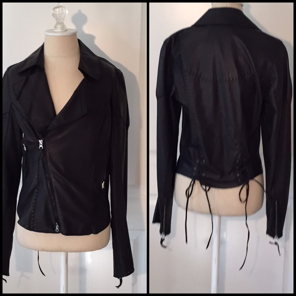 Chine Jackets & Blazers - LEATHER Moto Jacket.