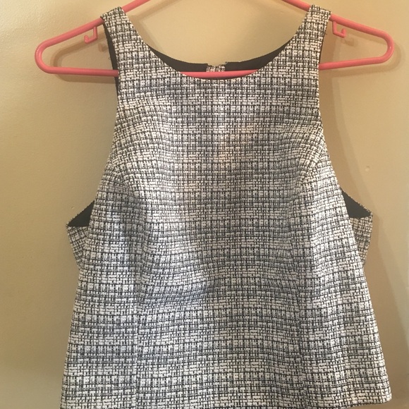 Express Fancy Crop Top - Picture 1 of 4