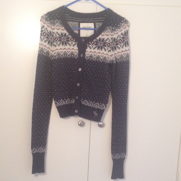 Abercrombie & Fitch winter cardigan size Small - Picture 2 of 4