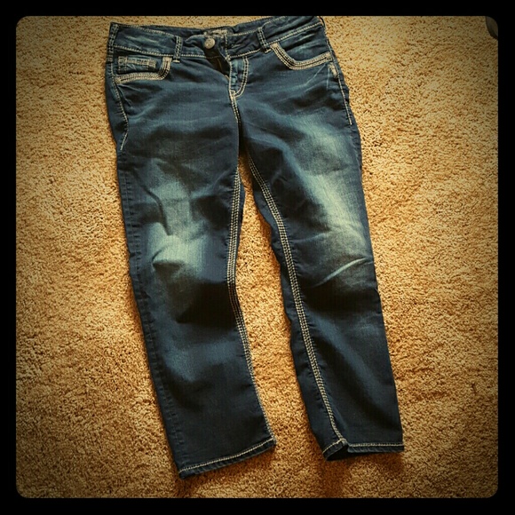 Silver capris