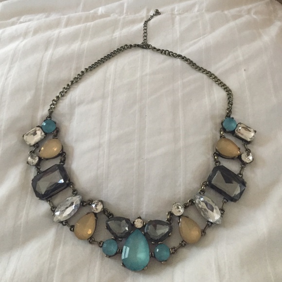 Multi-colored Gem Nexklace