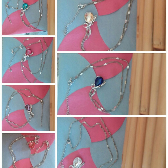 Lot of 7 Silver-Plated Necklaces New - Picture 3 of 4