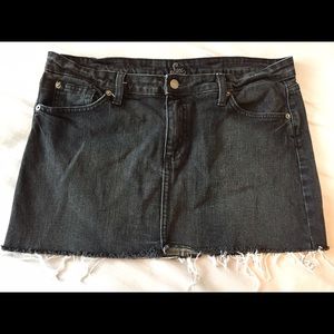 Urban outfitters size 13 black denim skirt