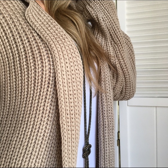 ✨Sale//Last • Chai Loose Knit Sweater Jacket - Picture 2 of 4