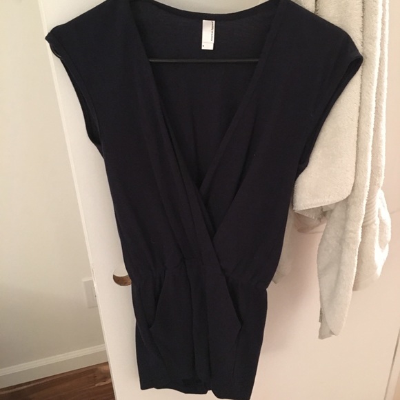 American Apparel navy jumpsuit jumper romper - Picture 1 of 2