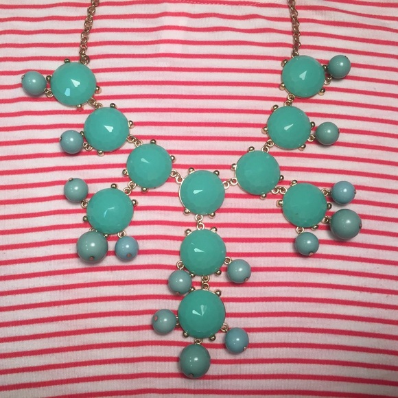 Turquoise bubble statement necklace - Picture 2 of 4