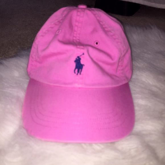 Pink Polo hat