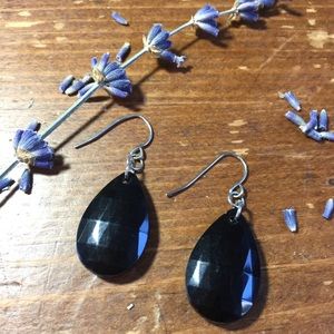 Black Dangly Earings