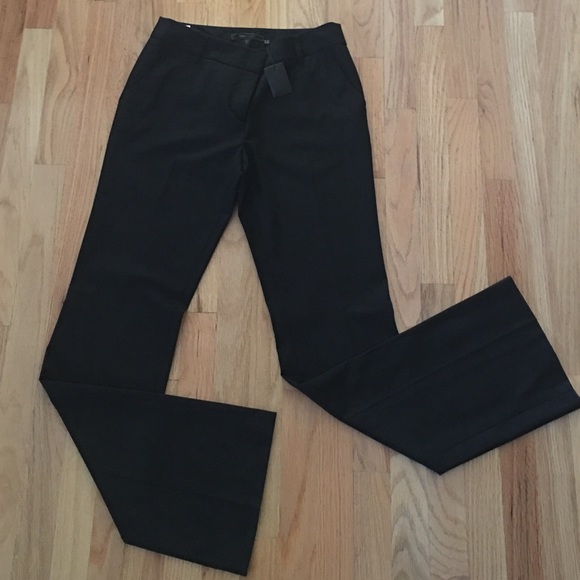 BCBG Maxazria Black Casey Slim Flare Pants