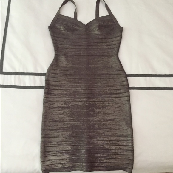 Beautiful metallic Herve Leger size M