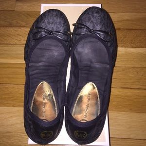 Michael Kors City Logo Ballet Flats