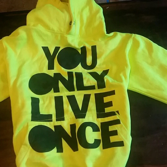 bright yellow Hoodie