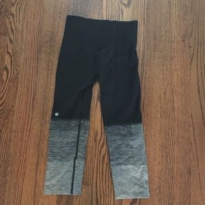 lululemon Ebb to Street crop. Size 2.