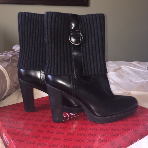 Guess Shoes - Brand new black guess fold down boots
