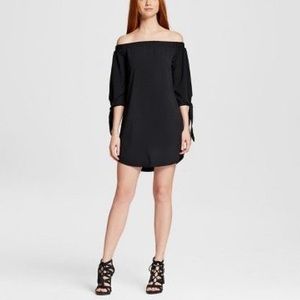 Mossimo off the shoulder black dress