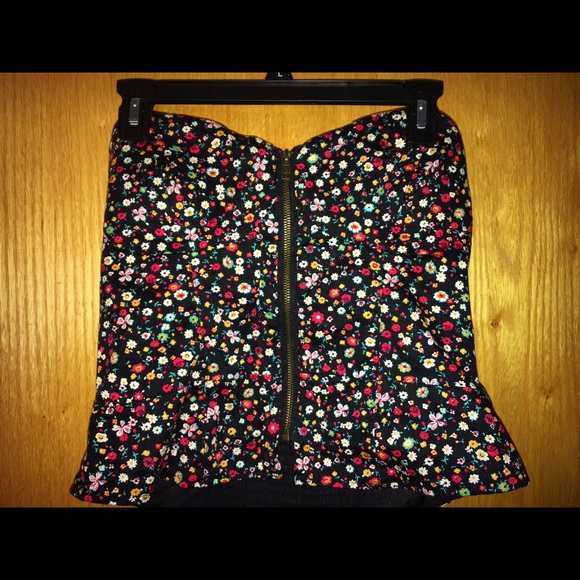 American Rag Floral Corset Top