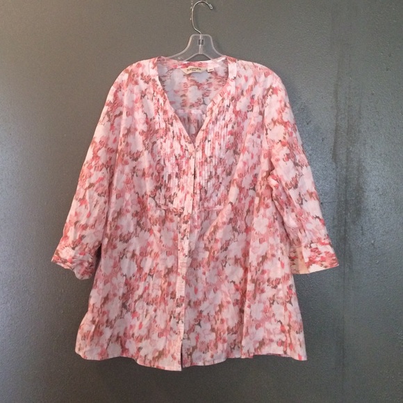 Xxl tunic 100%cotton. 3/4 sleeve