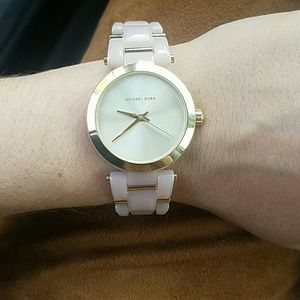 Pink and Gold Michael Kors Watch