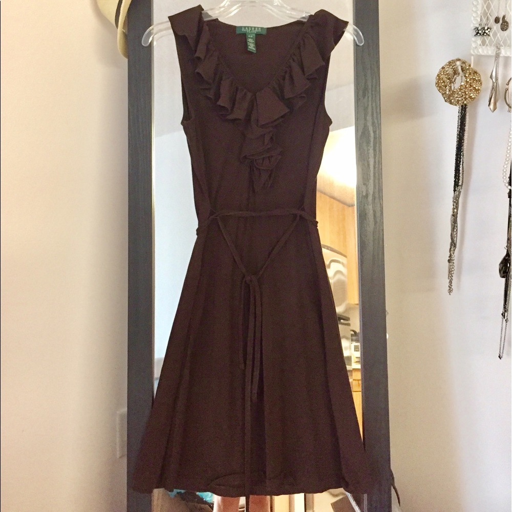 Lauren RL brown dress, 0P