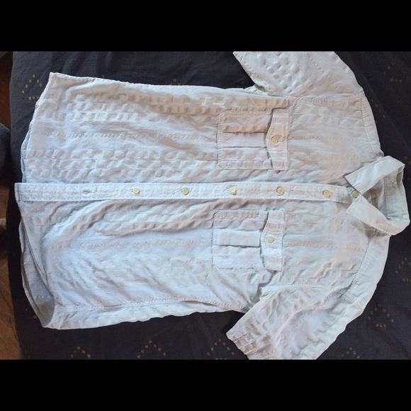 Burberry short sleeved button down