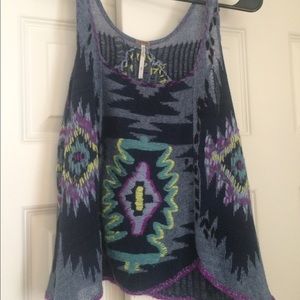 Free People 37 Miles East Aztec Tank