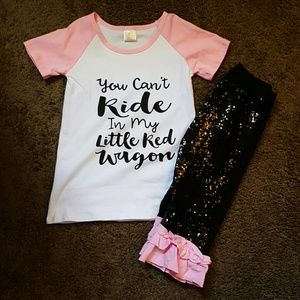 Little red wagon  set