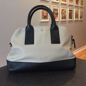 Kate Spade - Black and Cream Tote with Strap