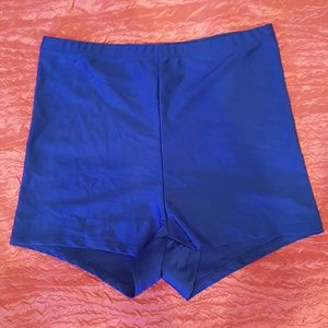 cobalt blue hot pants