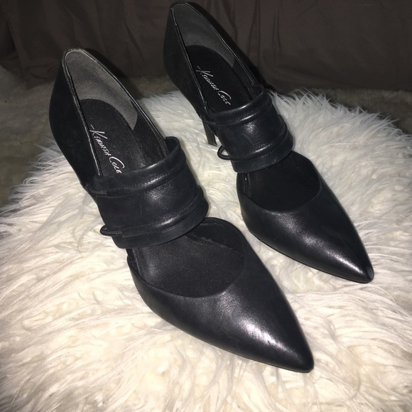 NEW Kenneth Cole pumps black leather size 10
