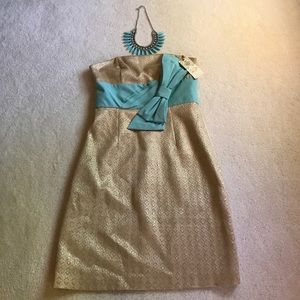 Gold dress Plenty frock by Tracy Reese