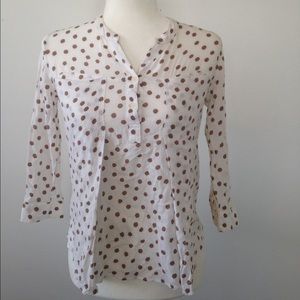 Anthropologie Maeve Polka Dot Blouse!!